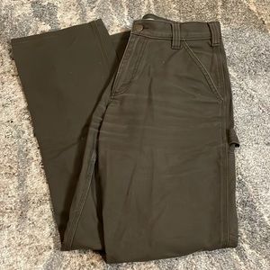 Carhartt brown utility work pants